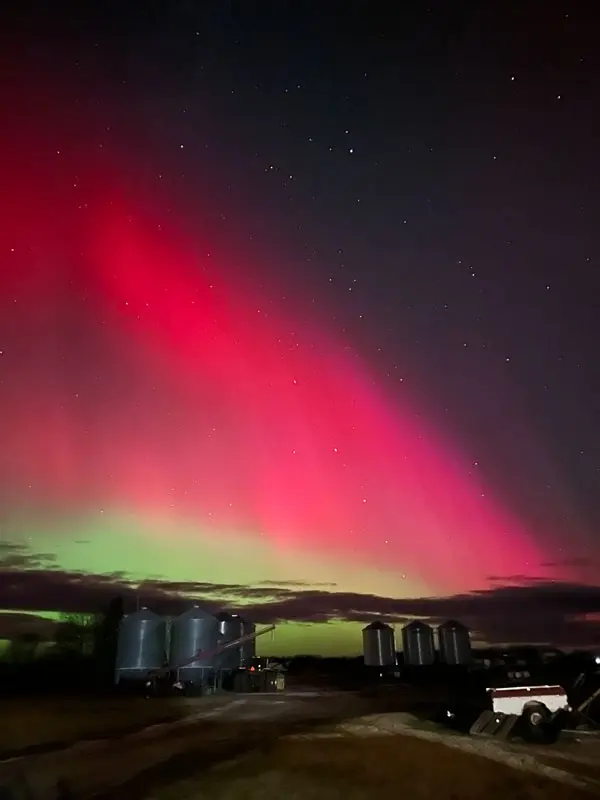 Northern lights in Dorintosh Saskatechewan